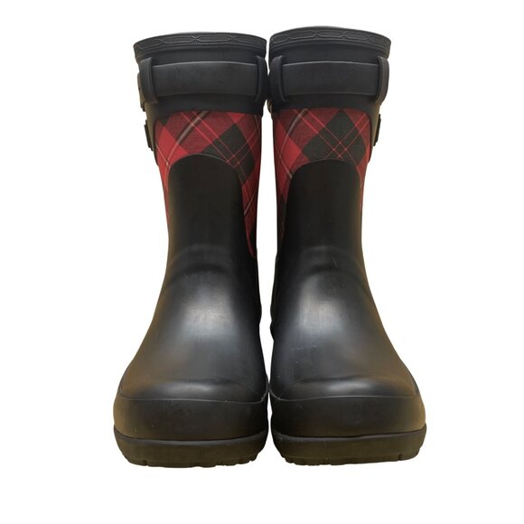 Pendleton Women’s Scarlet Plaid Pattern Heritage Short Cunningham Boots Size 7 - Picture 2 of 13
